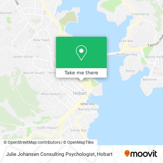 Julie Johansen Consulting Psychologist map
