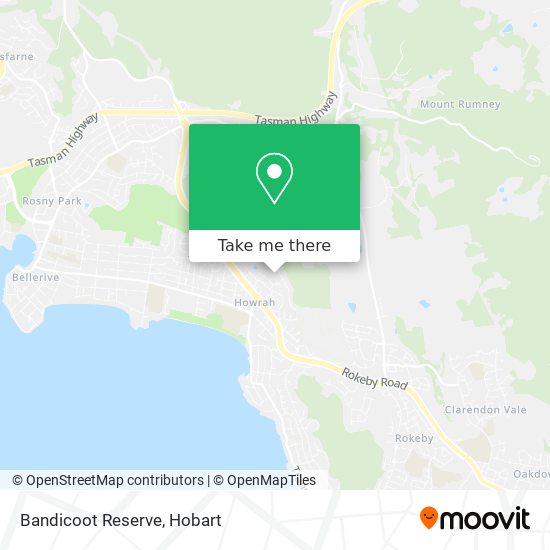 Mapa Bandicoot Reserve