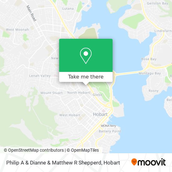 Philip A & Dianne & Matthew R Shepperd map