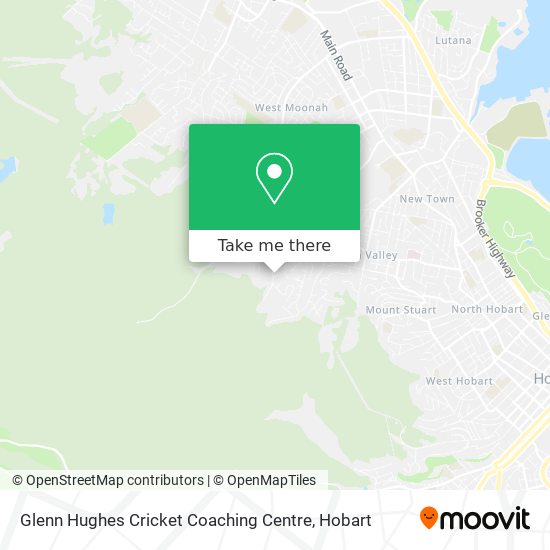 Mapa Glenn Hughes Cricket Coaching Centre