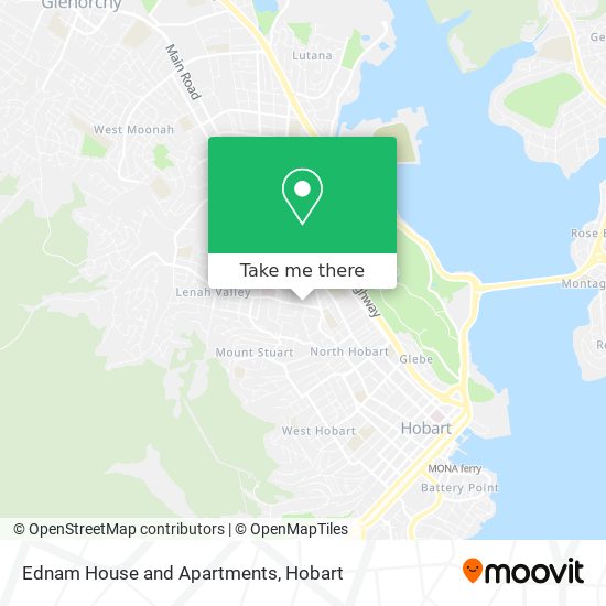 Ednam House and Apartments map