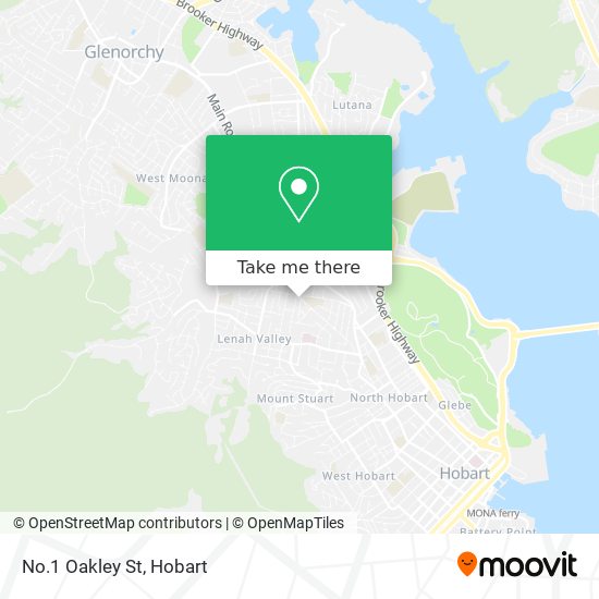 No.1 Oakley St map