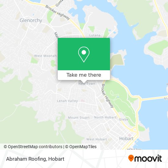 Abraham Roofing map