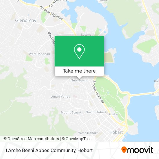 L'Arche Benni Abbes Community map