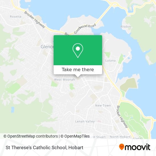 St Therese's Catholic School map