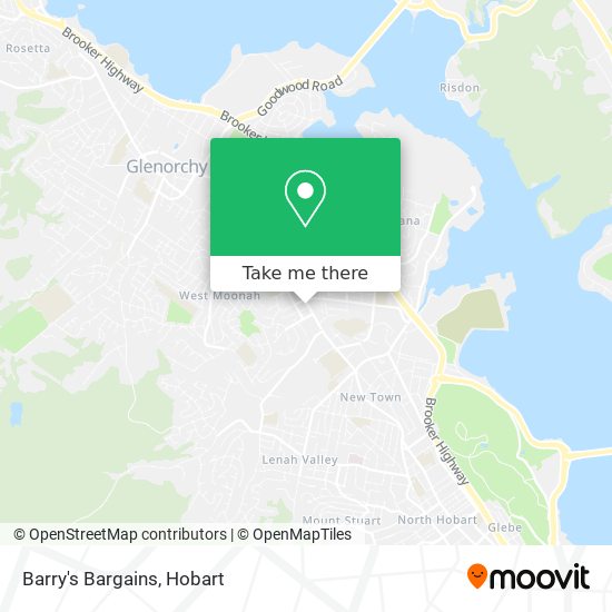 Barry's Bargains map