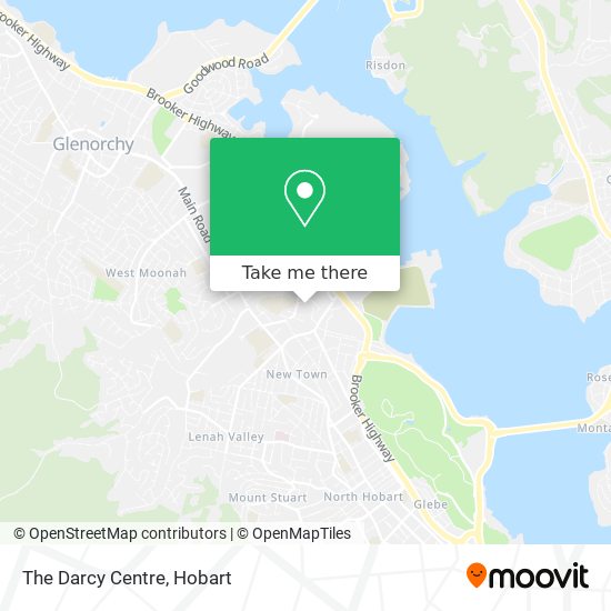 The Darcy Centre map