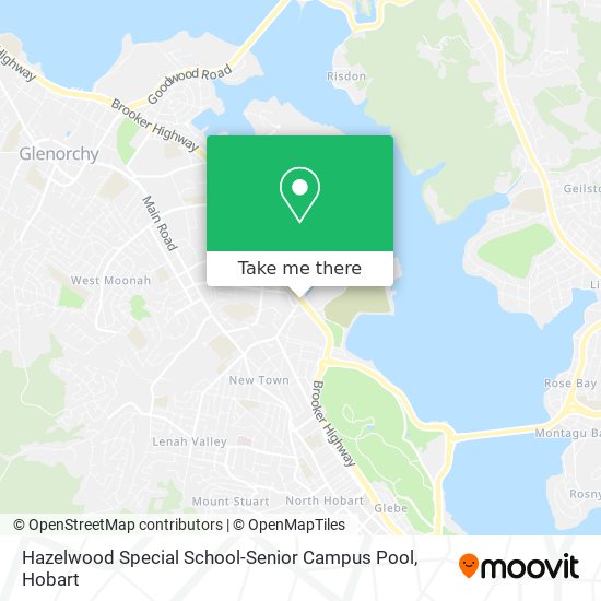 Mapa Hazelwood Special School-Senior Campus Pool