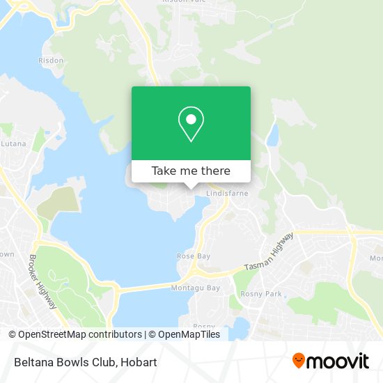 Beltana Bowls Club map