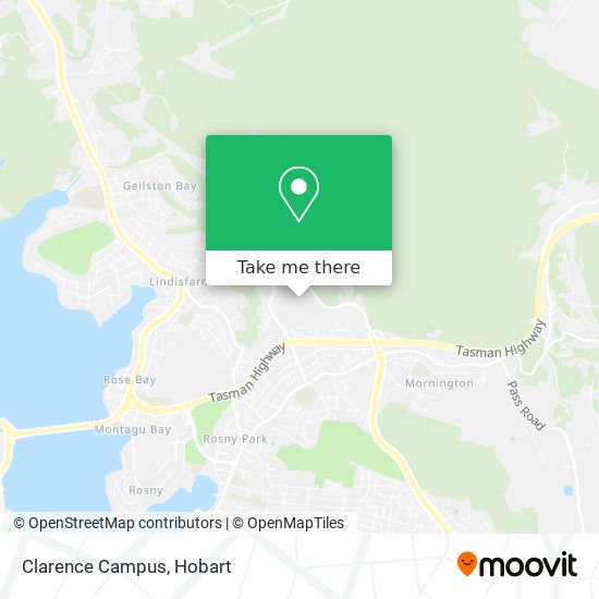 Clarence Campus map