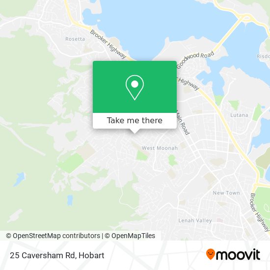 25 Caversham Rd map