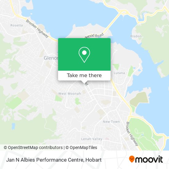 Jan N Albies Performance Centre map