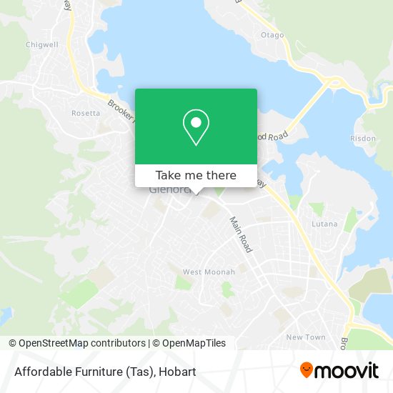 Affordable Furniture (Tas) map