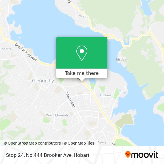 Stop 24, No.444 Brooker Ave map