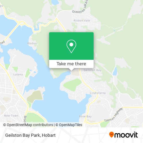 Geilston Bay Park map