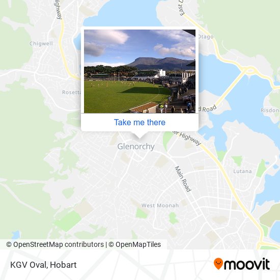 KGV Oval map