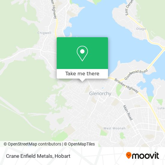 Crane Enfield Metals map