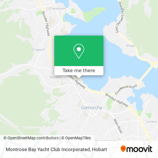 Mapa Montrose Bay Yacht Club Incorporated