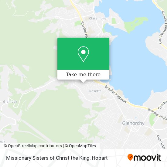 Missionary Sisters of Christ the King map