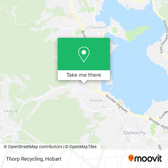 Mapa Thorp Recycling