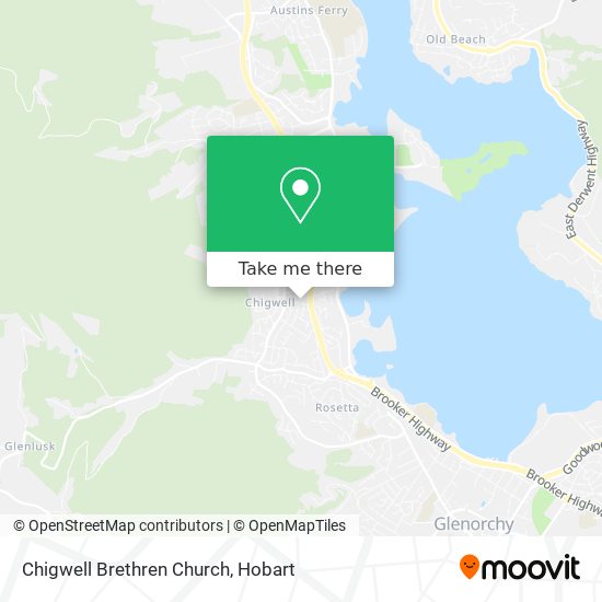 Mapa Chigwell Brethren Church