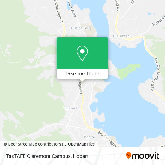 TasTAFE Claremont Campus map