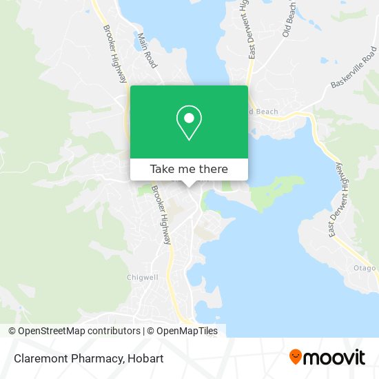 Claremont Pharmacy map
