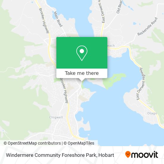 Windermere Community Foreshore Park map