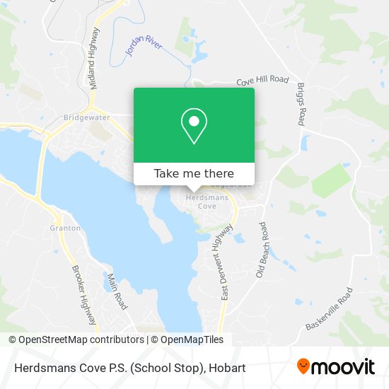 Herdsmans Cove P.S. (School Stop) map