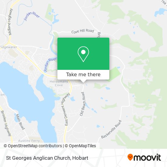 St Georges Anglican Church map