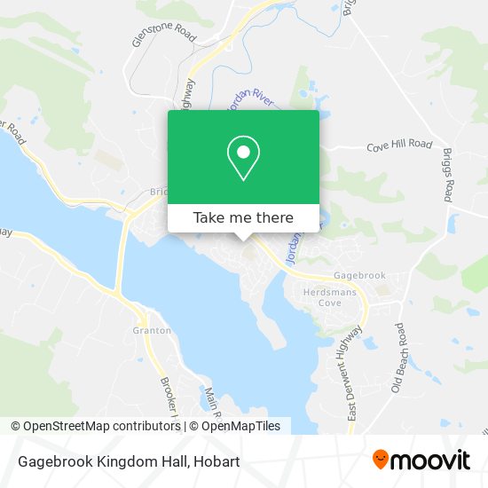 Mapa Gagebrook Kingdom Hall