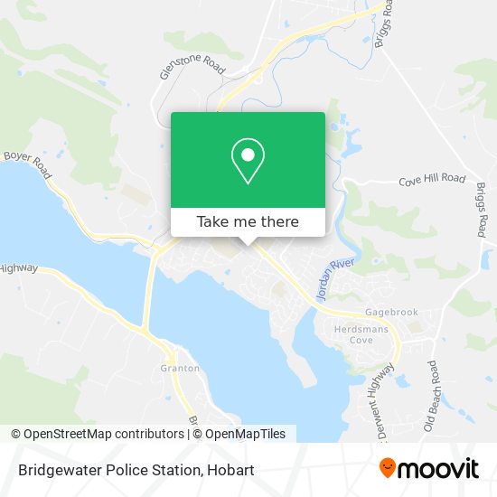 Bridgewater Police Station map