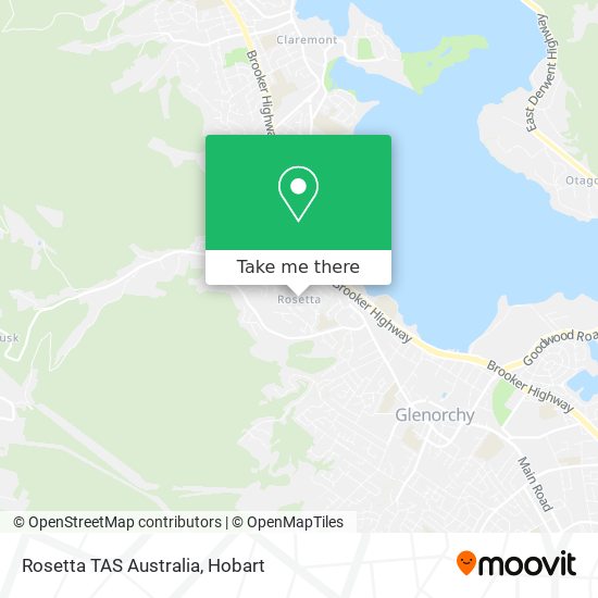 Rosetta TAS Australia map