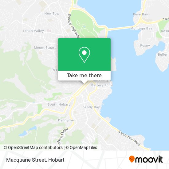 Macquarie Street map