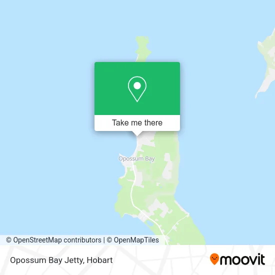 Opossum Bay Jetty map