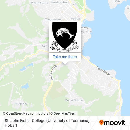 St. John Fisher College (University of Tasmania) map