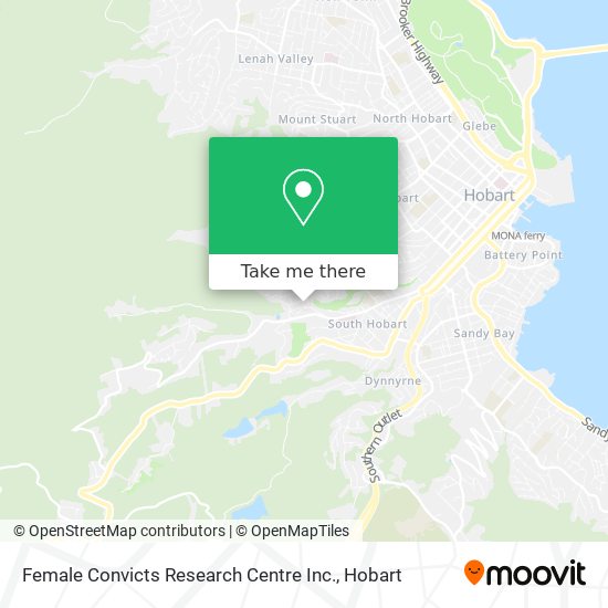 Female Convicts Research Centre Inc. map