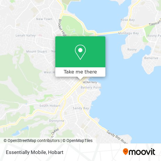 Essentially Mobile map