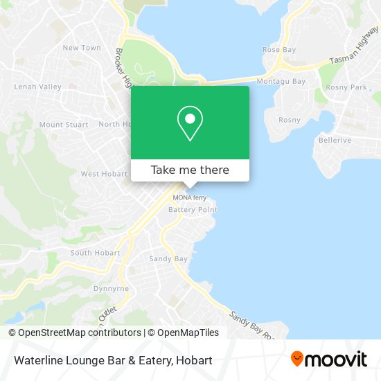 Waterline Lounge Bar & Eatery map