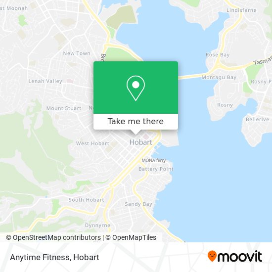 Anytime Fitness map