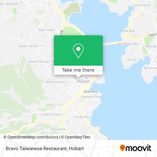 Bravo Taiwanese Restaurant map