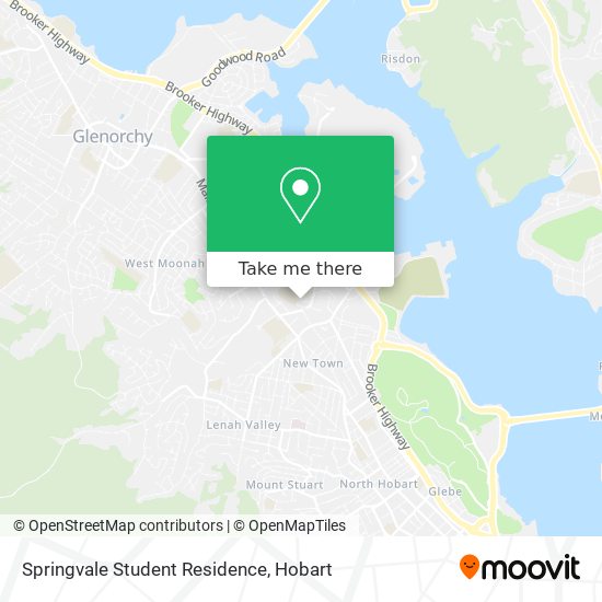 Springvale Student Residence map