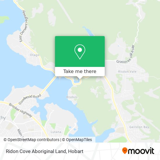 Mapa Ridon Cove Aboriginal Land