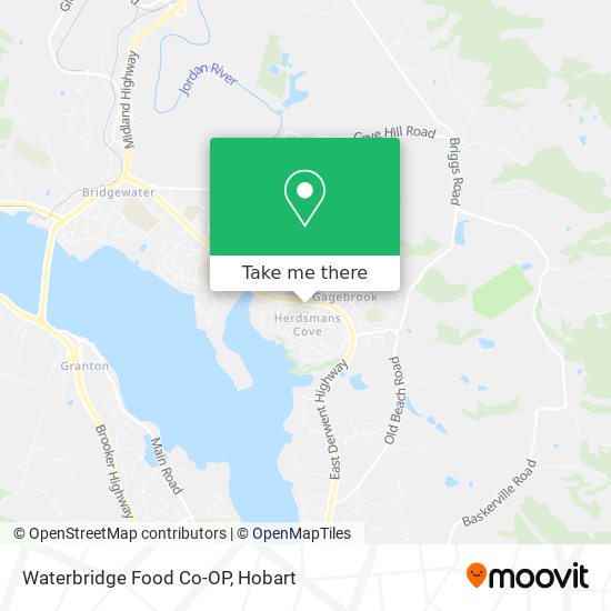 Waterbridge Food Co-OP map