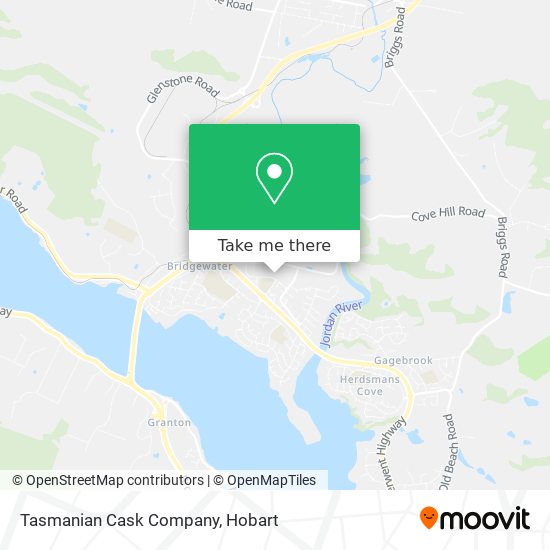 Tasmanian Cask Company map