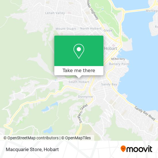 Macquarie Store map