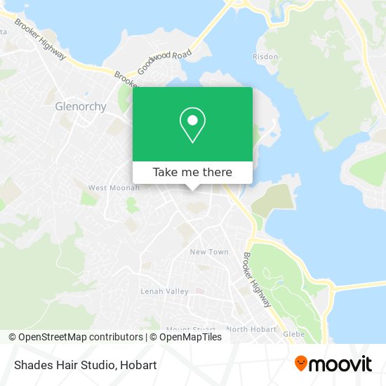 Shades Hair Studio map