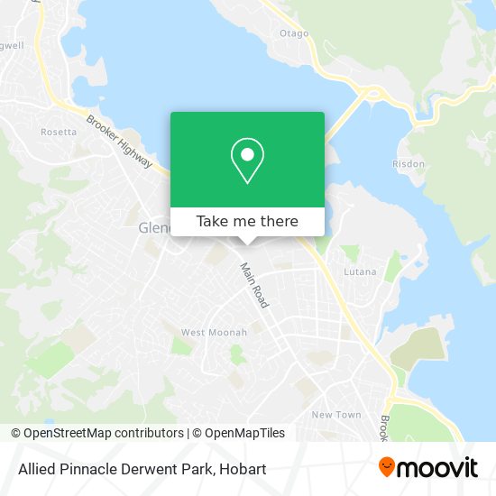 Allied Pinnacle Derwent Park map