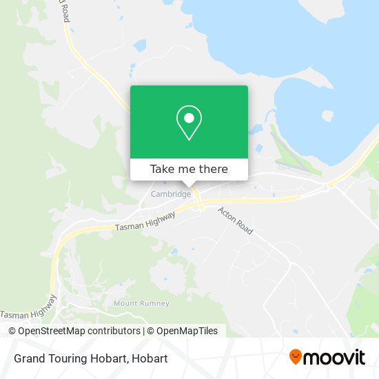 Grand Touring Hobart map