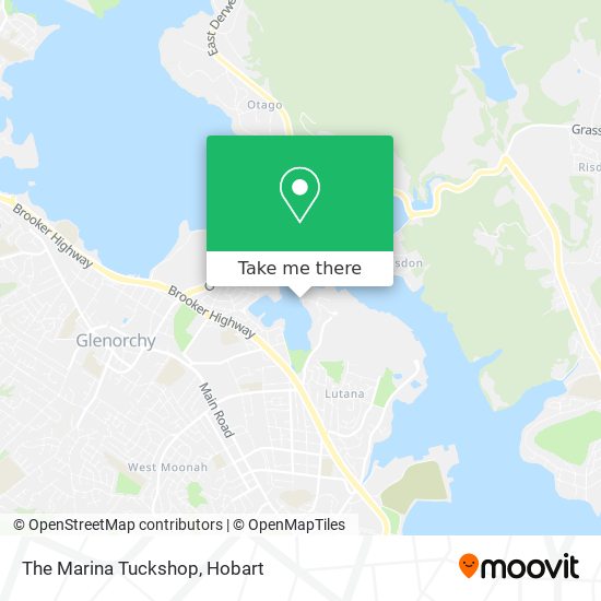 The Marina Tuckshop map